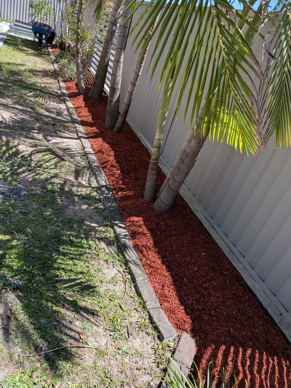 Garden Bed Mulching - after